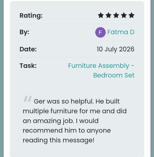 Flat Pack Assembly Service