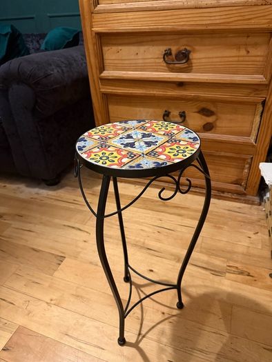 ceramic side table