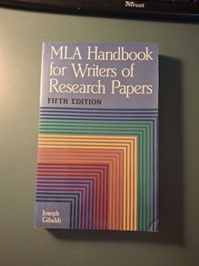 MLA Handbook for Writers of Research Papers