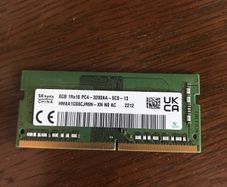 DDR4 RAM 16gb(8x2) Laptop 3200Mhz