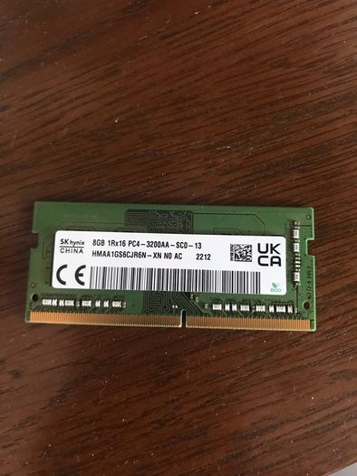 DDR4 RAM 16gb(8x2) Laptop 3200Mhz