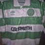 Vintage Celtic FC 1989-1991 Home Shirt Umbro CR Smith - Size Small Mint Image 6