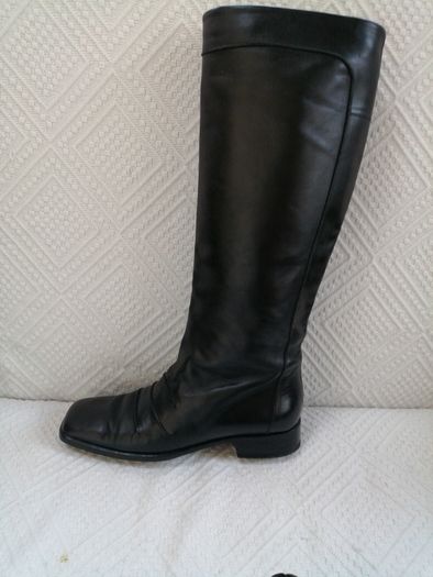 Bally Vintage Black All Leather Boots (6)