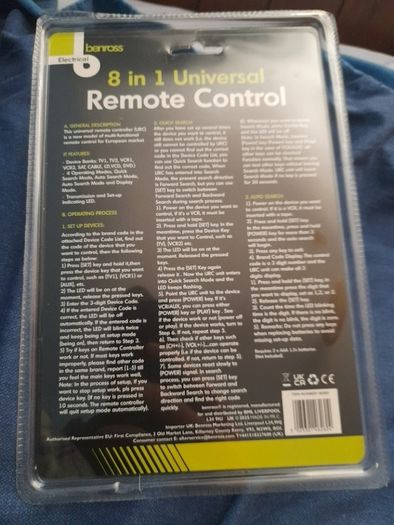 tv remote (universal)