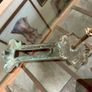 Original Antique Arts and Crafts Bronze Brass Door Knocker Image 10