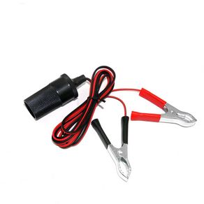 Car High Power Pure Copper Battery with Clip To Cigarette Lighter Female Socket 12V 24V Volt 220W Car Socket Plug