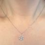 Silver Claddagh Necklace & Earrings Set Image 2