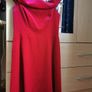 KAREN MILLEN Off-the-Shoulder Velvet Bandeau A-Line Dress UK 12 Image 5