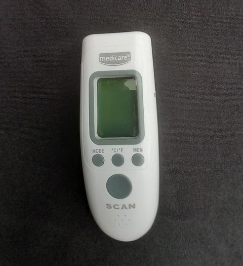 Off body infrared Thermometer in box