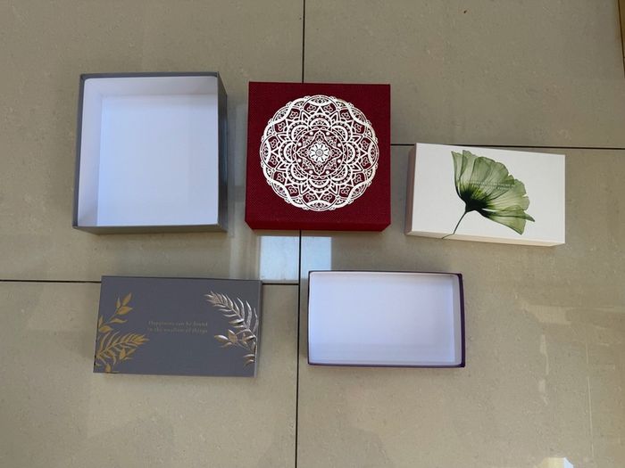 Selection of gift boxes