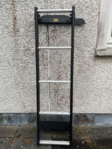 Van rear door step ladder