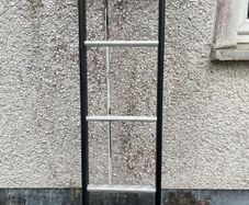 Van rear door step ladder