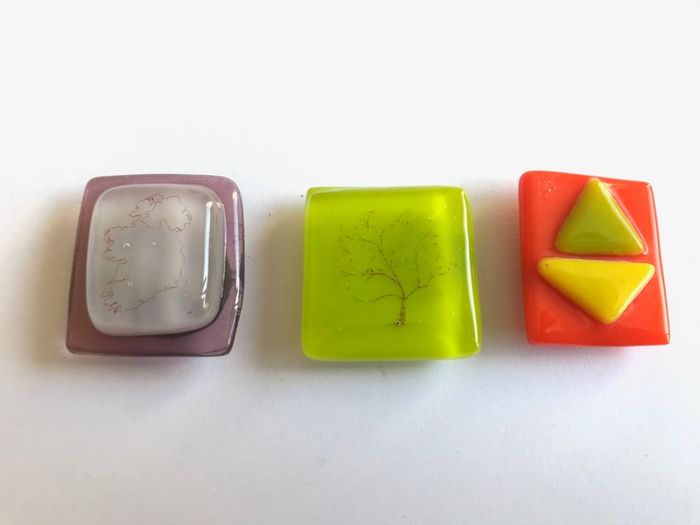 Handmade Fridge Magnets - Set of 3 - FREE DELIVERY