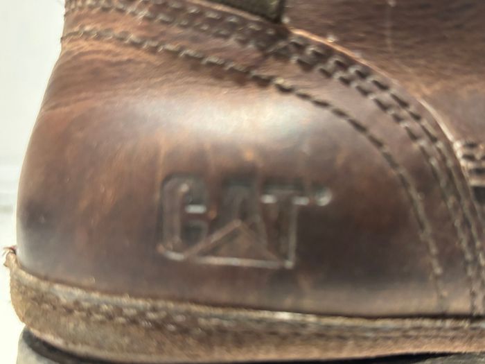 Caterpillar brown leather boots - good condition