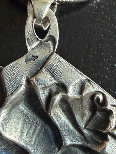 silver necklace