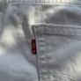 Levis jeans white denim Image 3