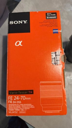 Sony FE 24-70mm f/4 ZA OSS Zeiss Vario-Tessar T Zoom lens