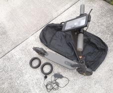 Folding e-scooter with phone holder, carrier bag, extra CST Durable tires & charger