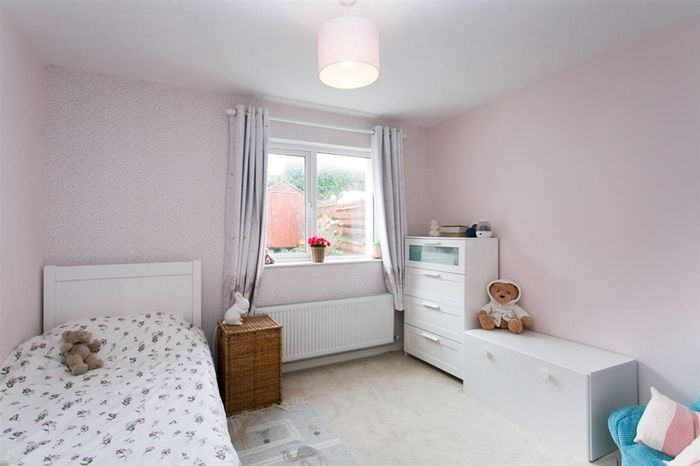 Single white bedframe