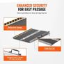 Wheelchair Ramp, 91.4 cm 362.9 kg Capacity, Non-Slip Aluminum Folding Threshold Ramp, Foldable Mobility Scooter Ramp Wheel Chair Ramp, Handicap Ramp for Home Steps, Stairs, Doorways Image 4
