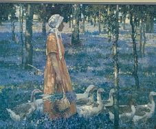 The Goose Girl,  By William Leech