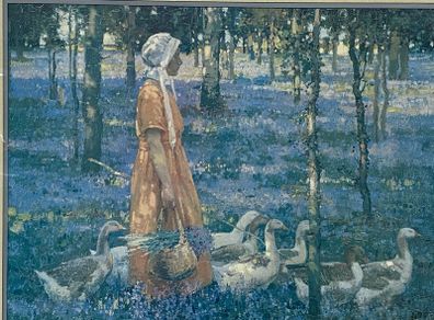 The Goose Girl,  By William Leech