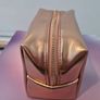 Space NK Bronze Metallic Soft Faux Leather Makeup Bag Image 3