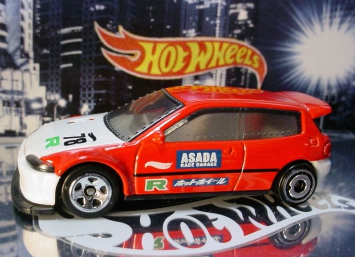 Hot Wheels Honda Civic Custom New On Card