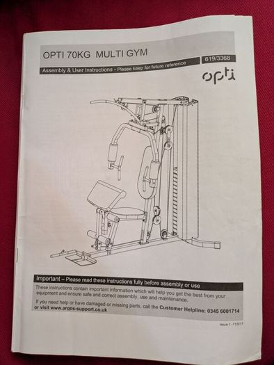 Opti 70kg Multi Gym