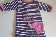 JoJo maman bebe elephant tunic dress 6-12months