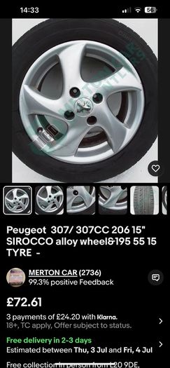 peugeot alloys
