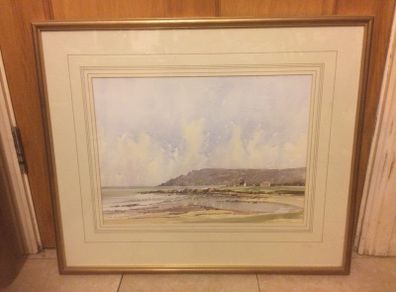watercolour painting glens of Antrim