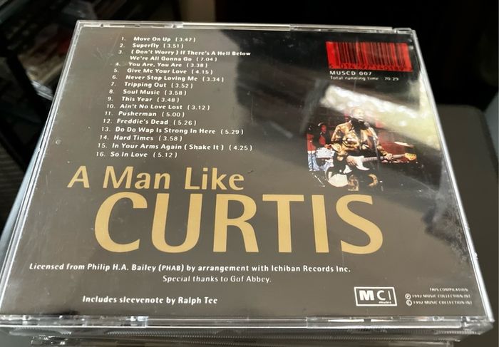 A Man Like Curtis - The Best Of Curtis Mayfield  CD