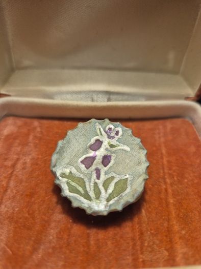 Vintage Fabric Brooch