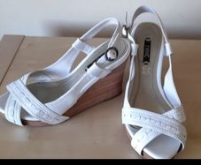 Next white wedges size 6