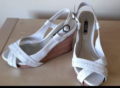 Next white wedges size 6