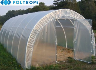 Polytunnel Clear Polythene Sheeting Uv-5 Greenhouse Foil 8 Meters 26Ft Wide 2 Meters 6Ft Long
