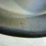 Vintage Solid Silver Hinged Bangle Birmingham 1972 Engraved Floral 27g. With Safety Chain Image 7