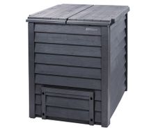 Garantia Thermo Wood Composter 600 litre Brown incl Soil Fence