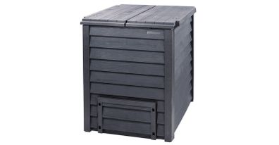 Garantia Thermo Wood Composter 600 litre Brown incl Soil Fence