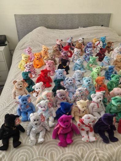 Ty Beanie Babies Bears x 84 Mint with Mint Tags