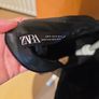 zara black faux leather skirt uk10 Image 7