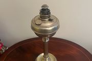 Antique Fletcher &amp; Phillipson of Dublin Brass Oil Lamp