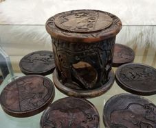 Hand  Carved Coasters