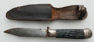 Vintage Hunting Knife with Sheath