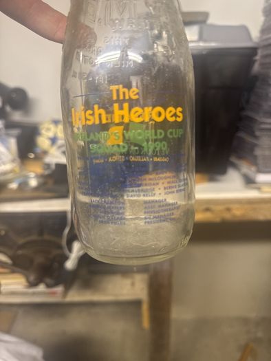 Italia 90 Milk Bottle