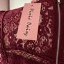 Bnwt burgundy lace detail occasion dress size 14 Image 9