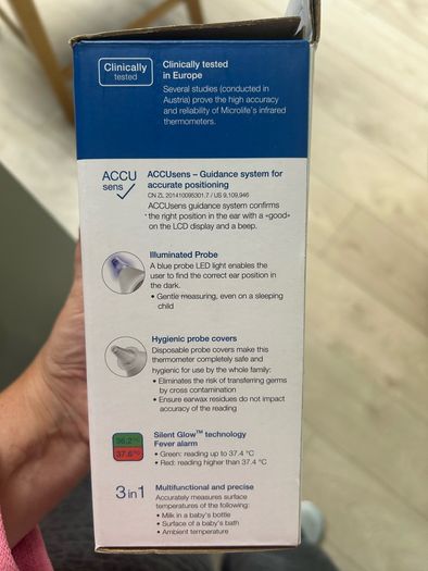 digital ear thermometer