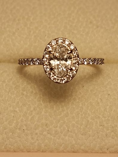 14ct Yellow Gold Petite Lab Grown Diamond Solitaire Ring with Accents
