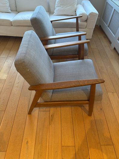 pair of armchairs